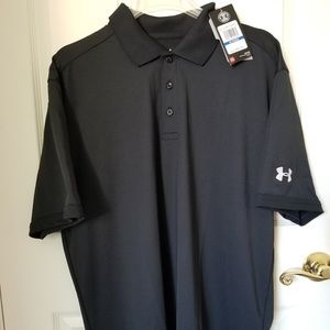 Under Armour HeatGear Polo Shirt-Black